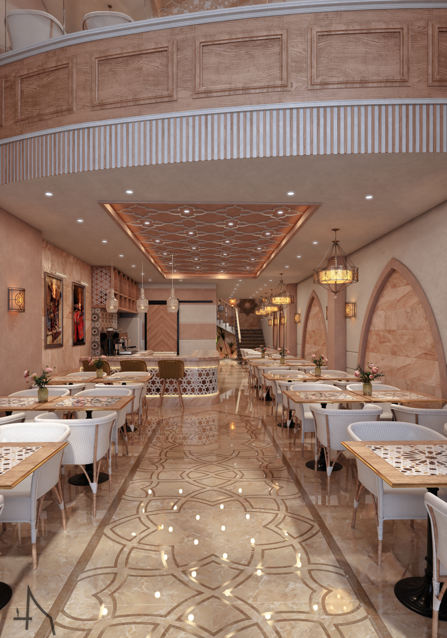 伊斯兰餐厅丨阿联酋迪拜丨Islamic star-16