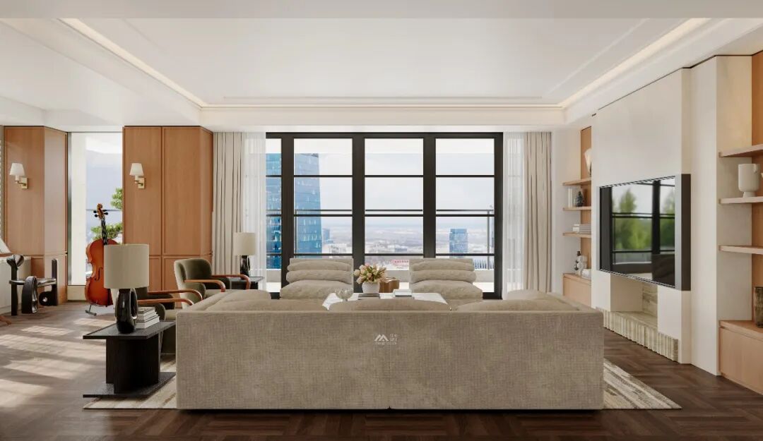 深圳400㎡大平层设计丨中国深圳丨HOMBLE红柏设计-23