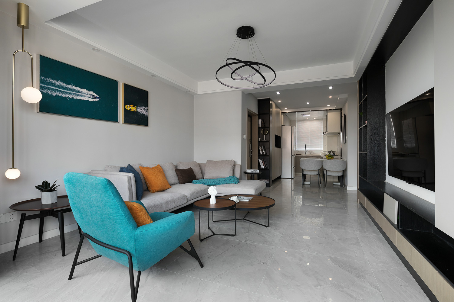 苏州淞泽家园现代简约二居室设计-4