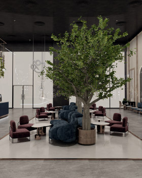 Ratio Cafe 室内设计丨Saudi ArabiaAbha丨hafer albatin