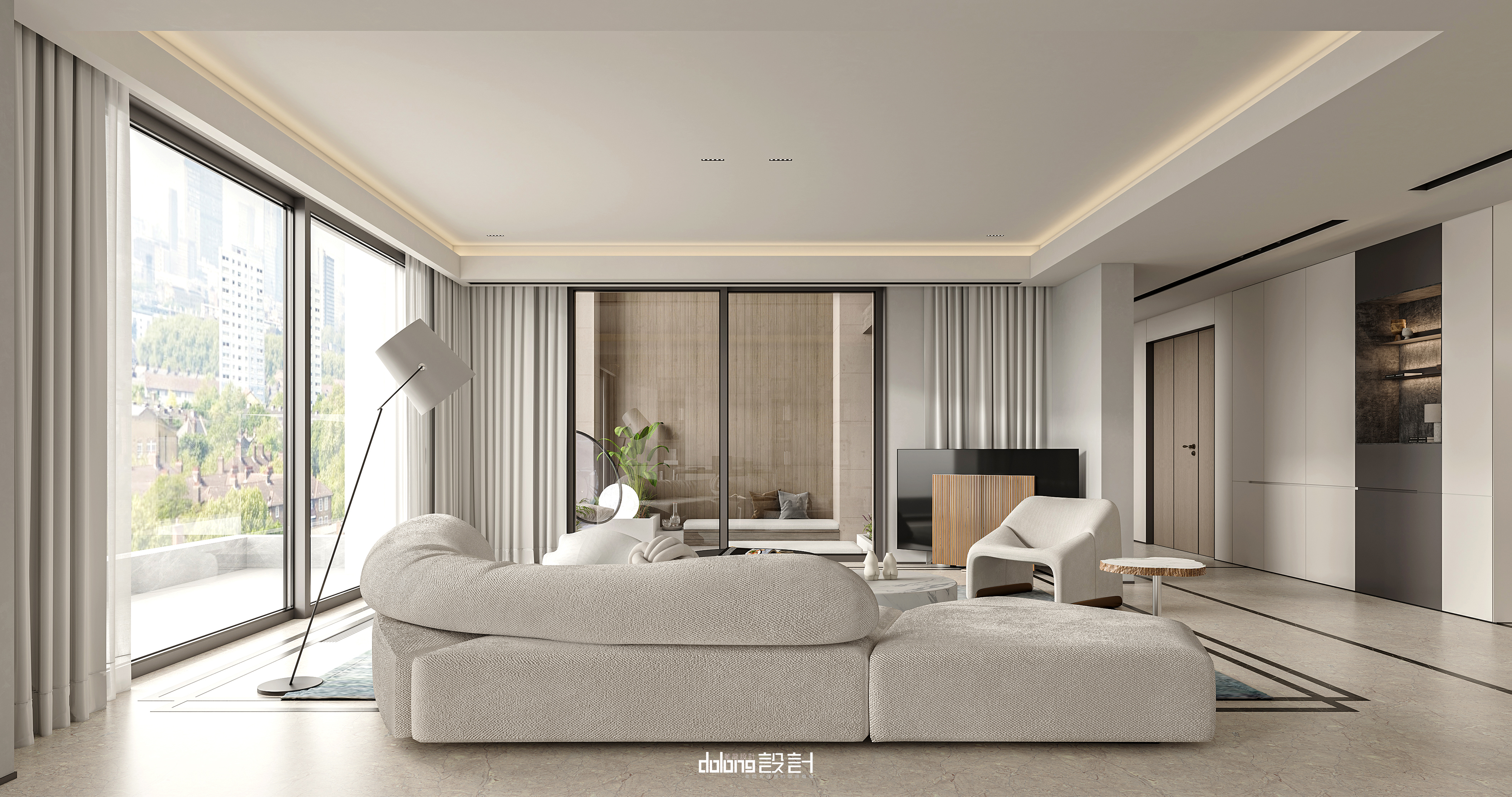 海玥万物 330㎡·温润时光的极简之家丨中国南京丨DoLong 董龍设计-8