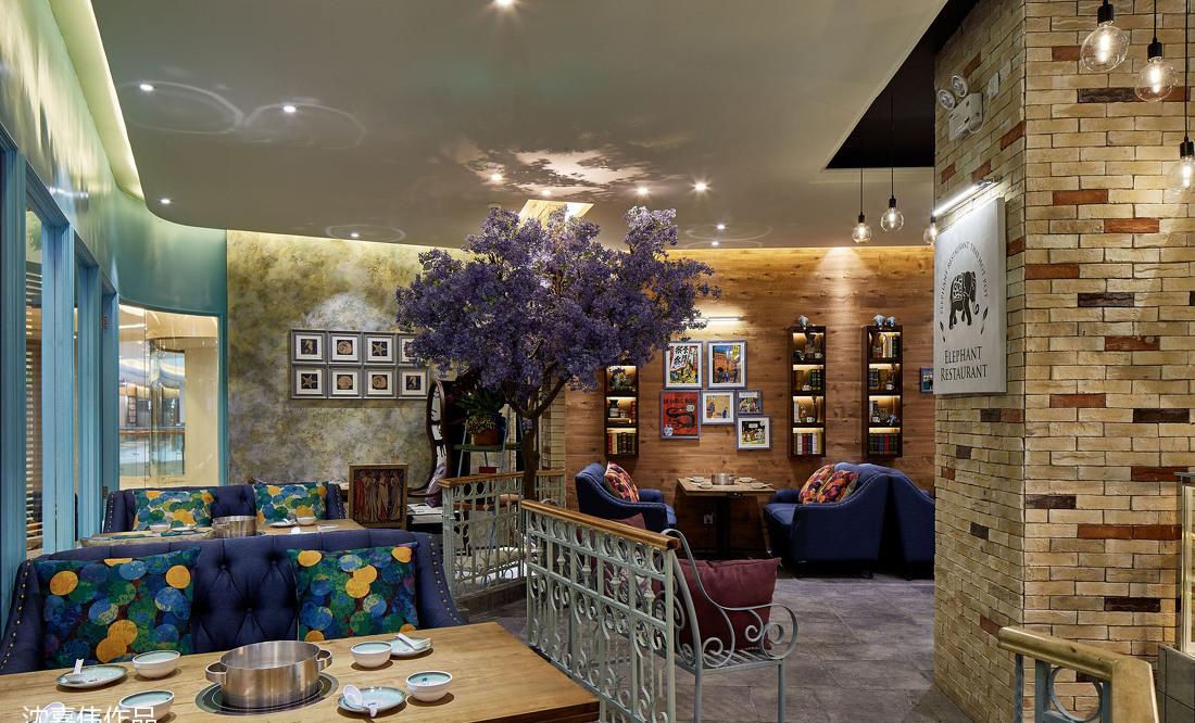火锅店丨沈嘉伟设计作品—大象十方泰式海鲜火锅-27