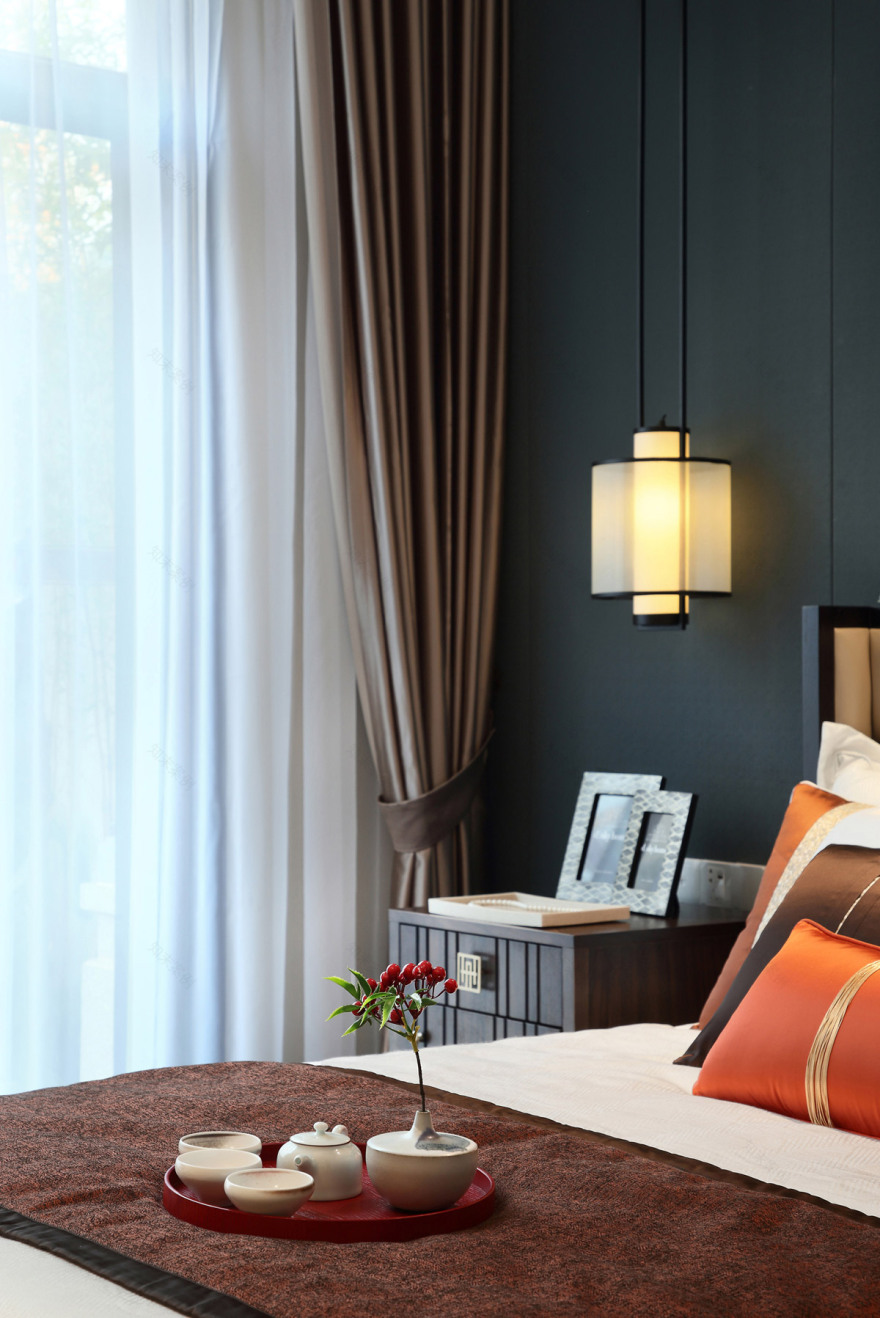 墨客设计 | 写意东方的江南华府,新中式的空间智慧-56