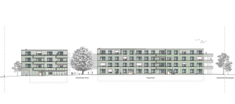 苏黎世 Thujastrasse 住宅区替代新建筑丨瑞士苏黎世丨Andri Cajos Architekten AG-6