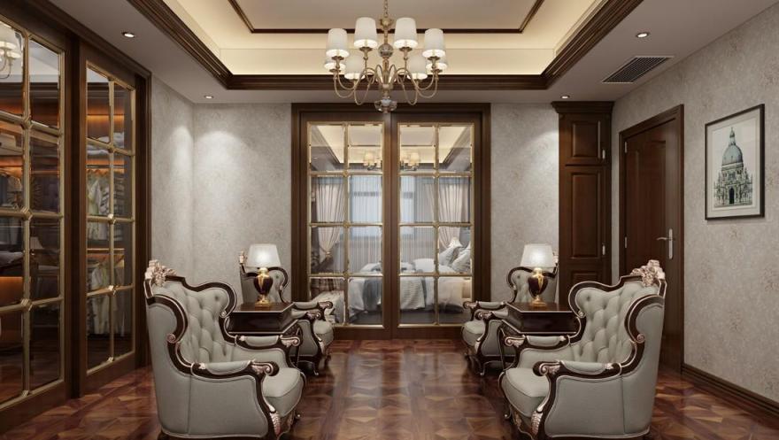 吉首市溶江小区壹号复式楼美式风格-34