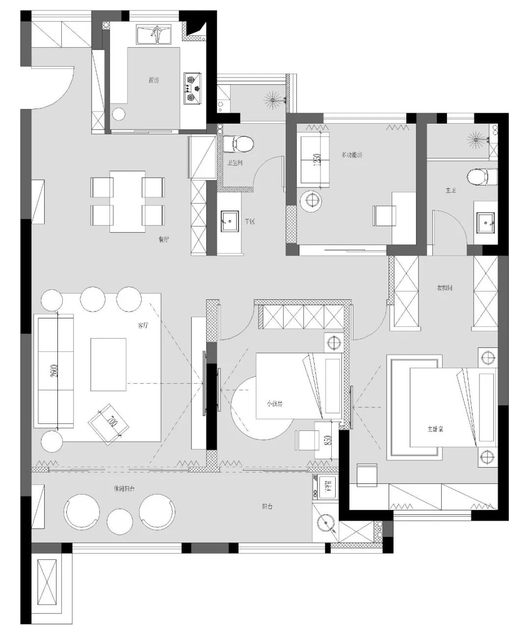 路劲城市主场现代简约风设计，生活简约而不简单-18