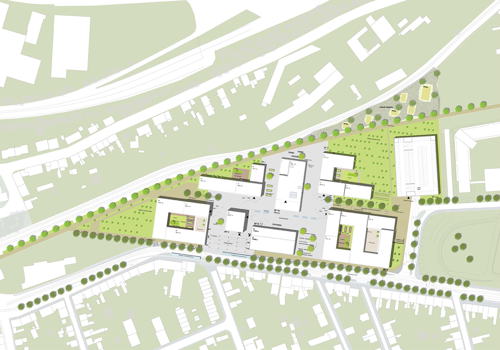 德国鲁尔西部大学新园区 / HPP+ASTOC-35