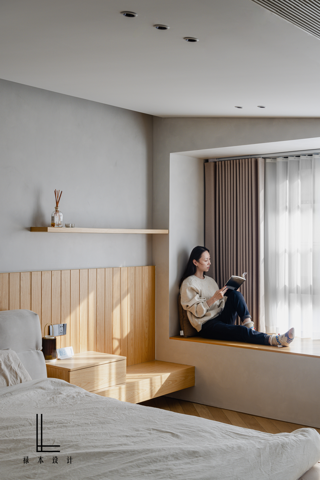 心有半亩花田 · 140㎡简约原木三居室丨中国芜湖丨禄本设计-35