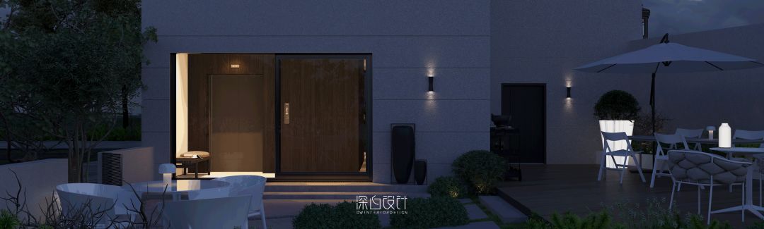 融合自然与居住的现代混搭跃层住宅丨深白设计-22