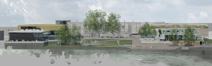 特威克纳姆河畔景观丨Boyarsky Murphy Architects-6