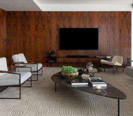 巴西 SP 公寓 DDZ · 木质魅力与现代设计的完美结合-2