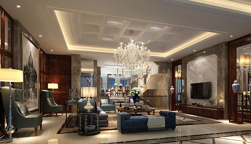 乐山 御墅家居装饰设计-1