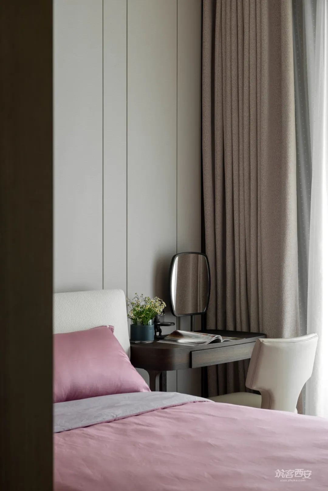 曲江玫瑰园·刘雅娟的大平层艺术装扮丨中国西安丨様家荟·御点软装设计中心-59