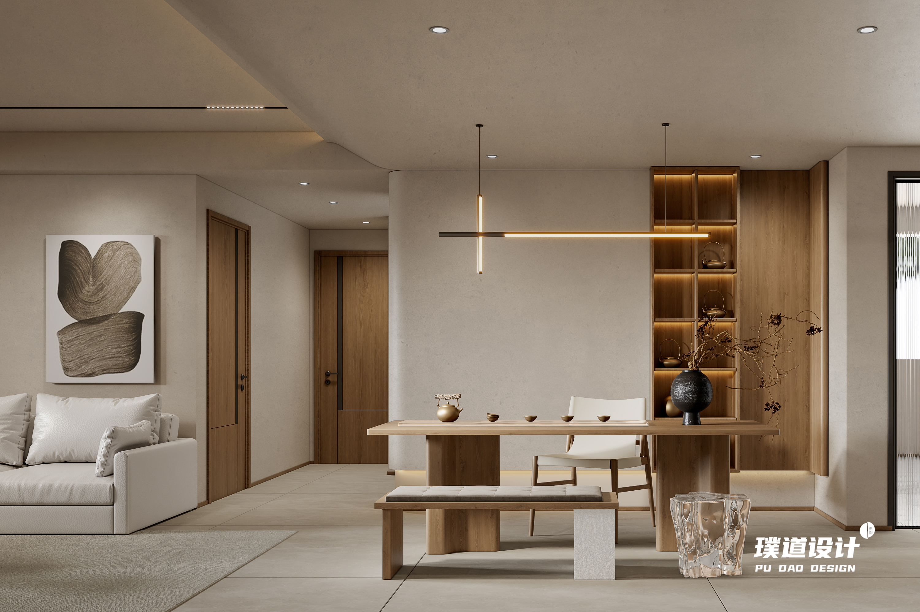 中天世纪新城客餐厅装修设计丨中国贵阳丨PUDAO 璞道设计-25