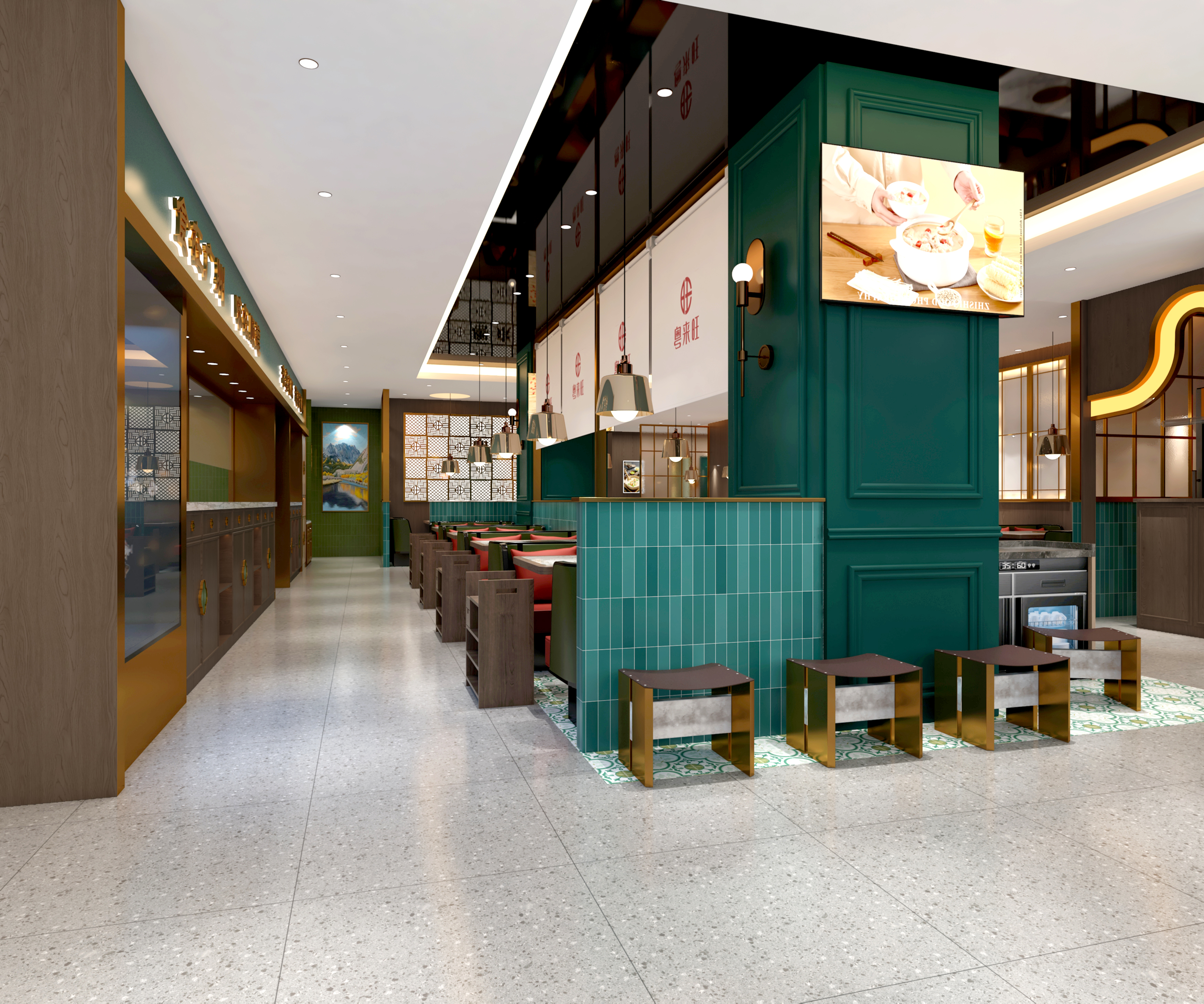 粤菜饭店室内设计项目-7