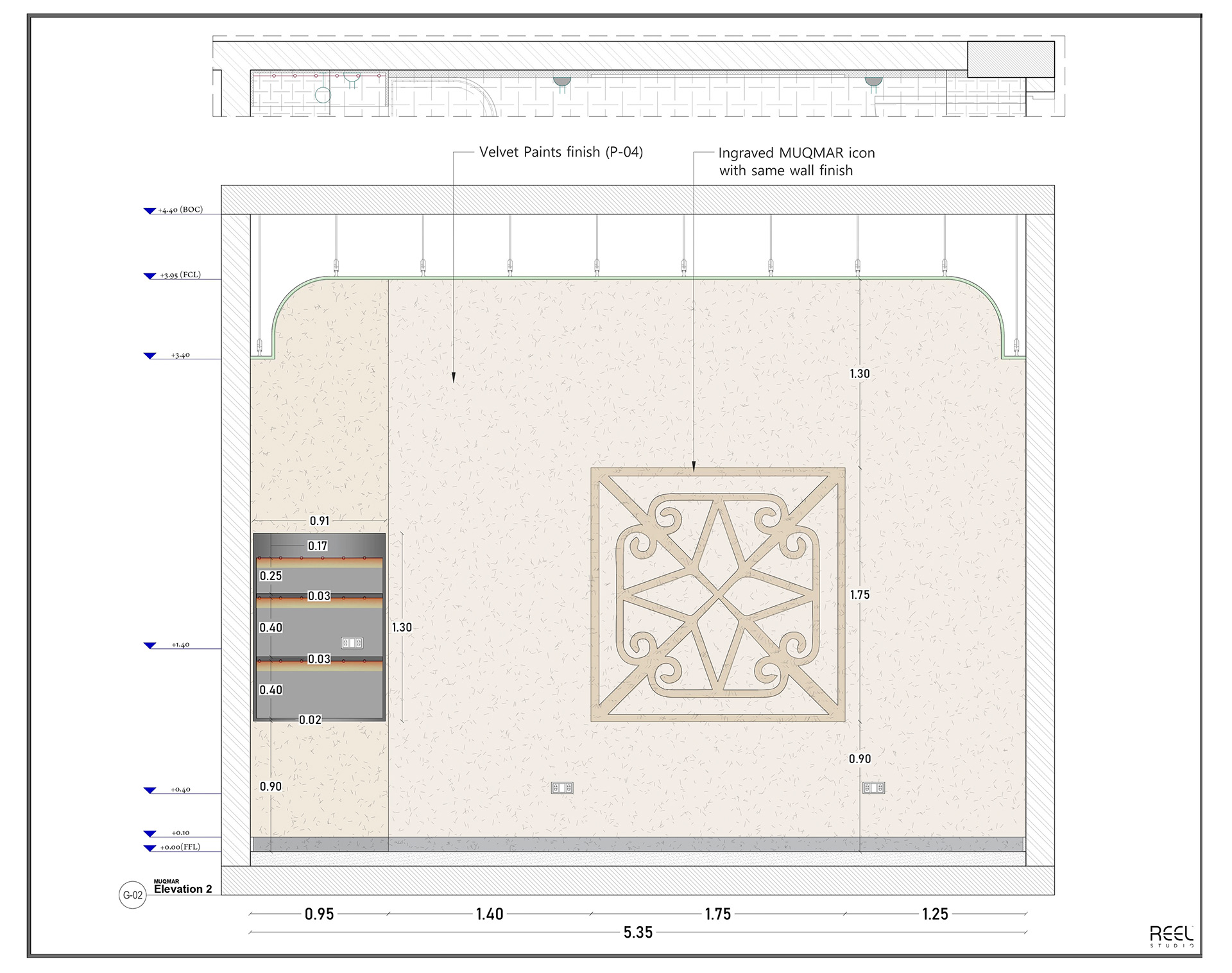 咖啡厅与餐厅施工图纸丨Reel Studio-13