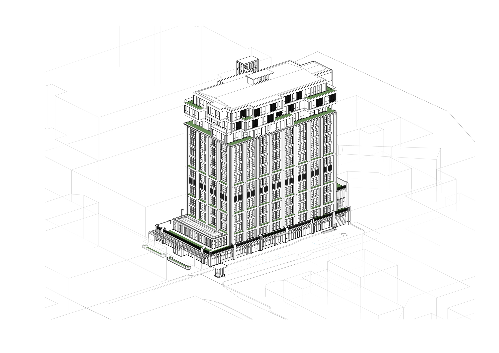 The Bank 混合用途开发项目丨南非约翰内斯堡丨Daffonchio Architects,Imbewu Design-64