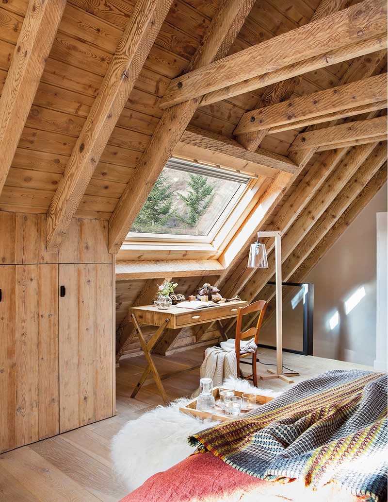 西班牙山脉中的温馨小木屋-11