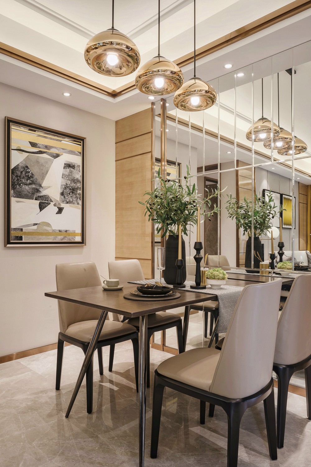 重庆 88㎡现代风样板房 于计设计演绎简约精致生活-8