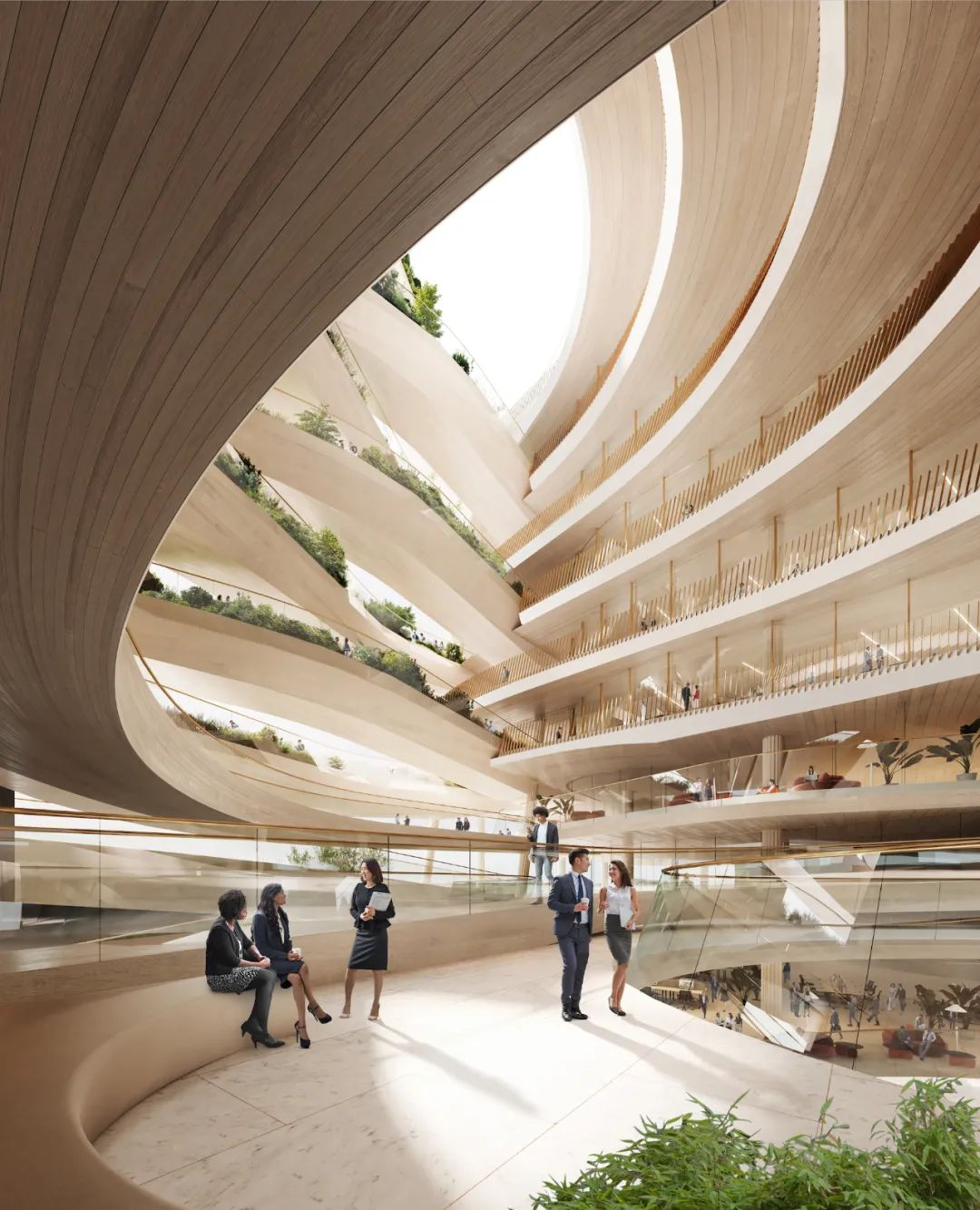 韩亚金融集团新总部丨韩国丨NBBJ-32