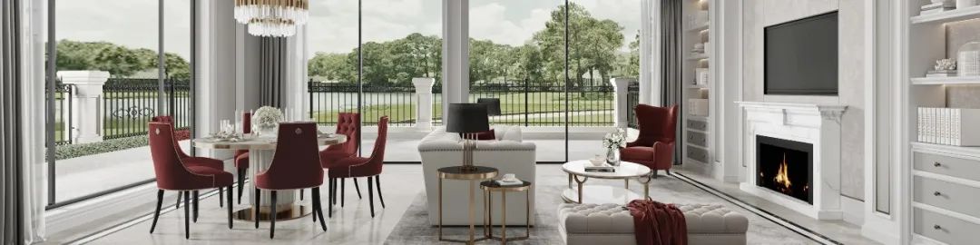 武汉品承设计|| 绿地名邸公馆|| 现代简约|250m²-122