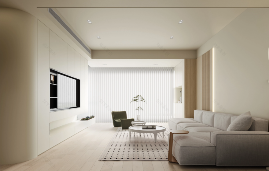 悬浮式电视背景墙设计-41