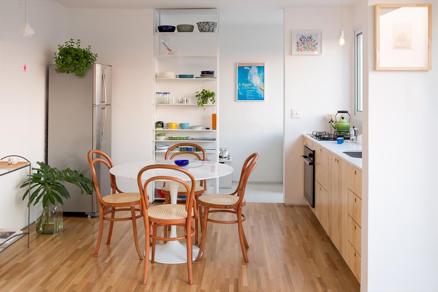 巴西圣保罗木质公寓,城市美景尽收眼底-9