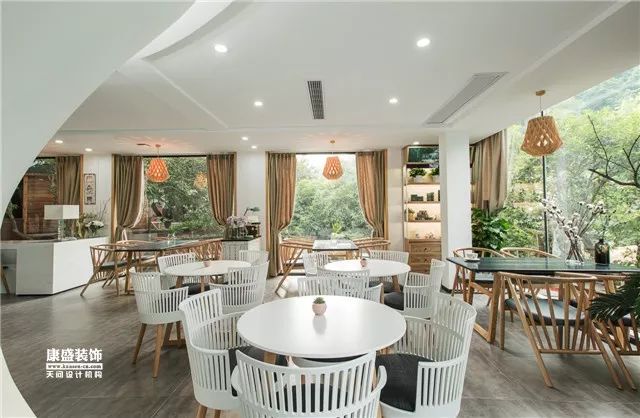 康盛装饰打造 600㎡自然森系空间-71