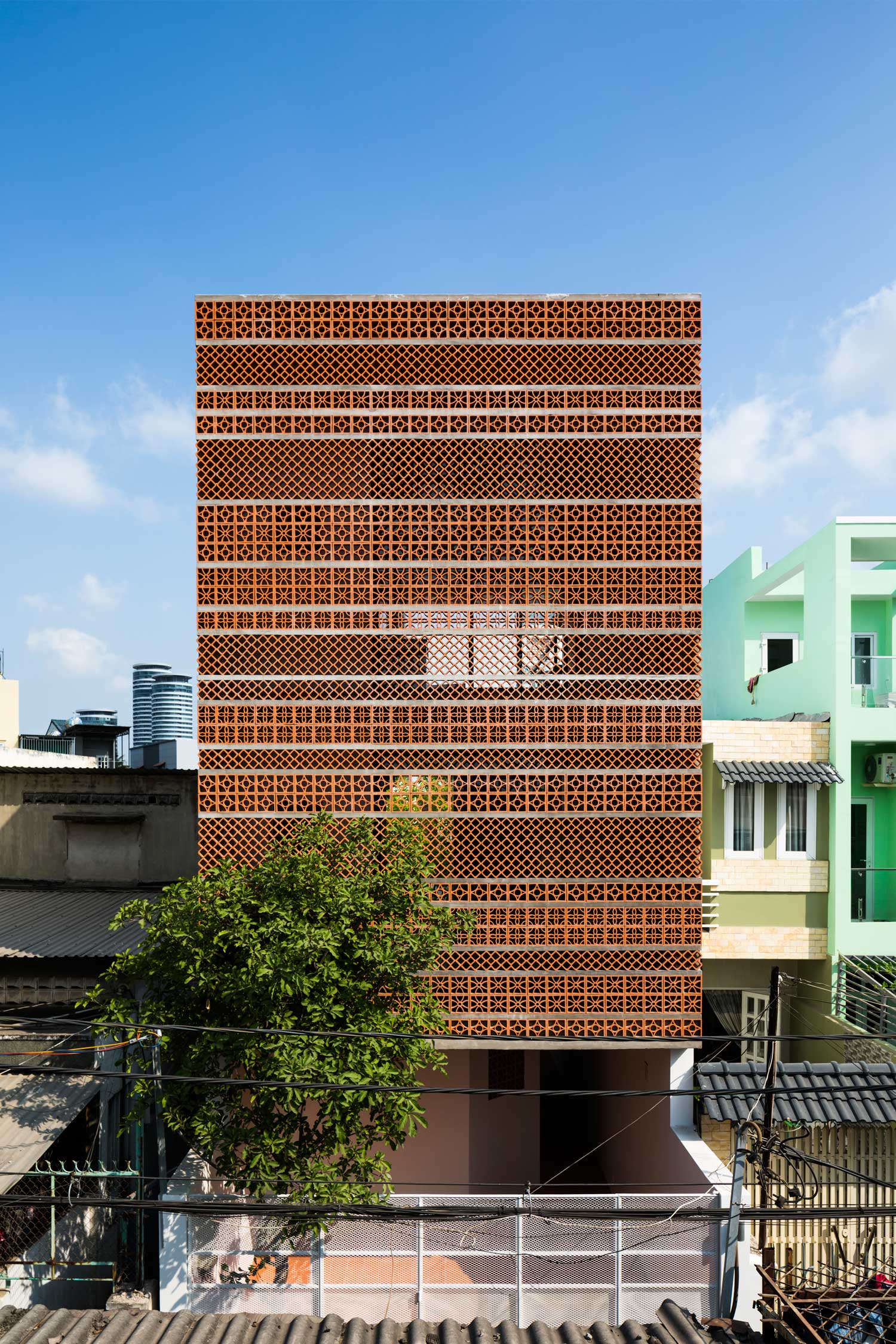 砖块解码:轻松,微风般,美丽的通风砌块-35