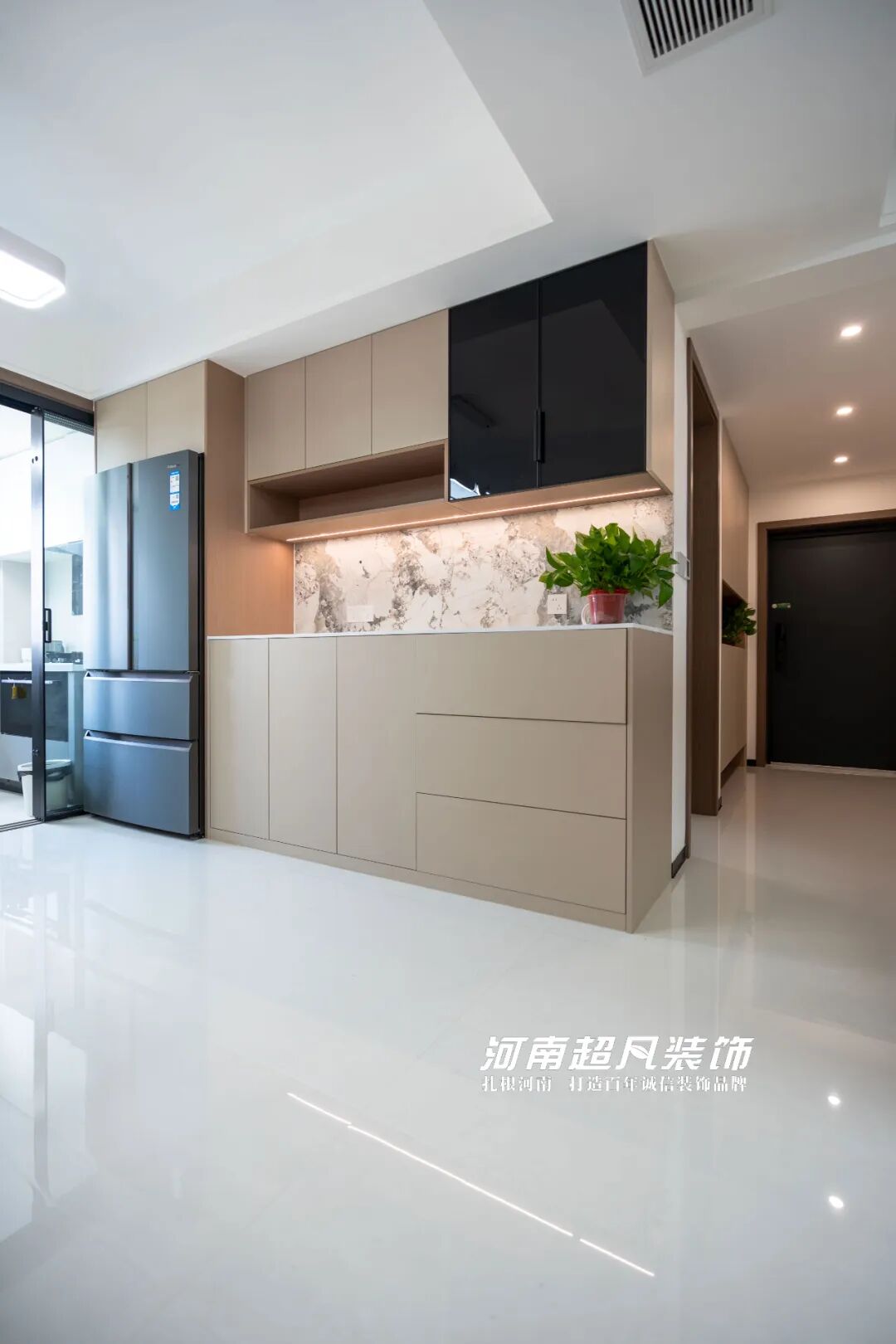 完工首发丨二七区中铁电气化家园，128㎡现代简约，让空间回归纯粹-130