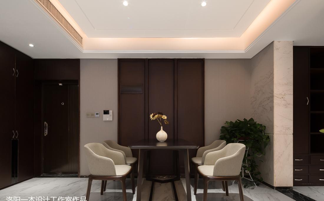 洛阳建业高尔夫花园新中式住宅设计-6