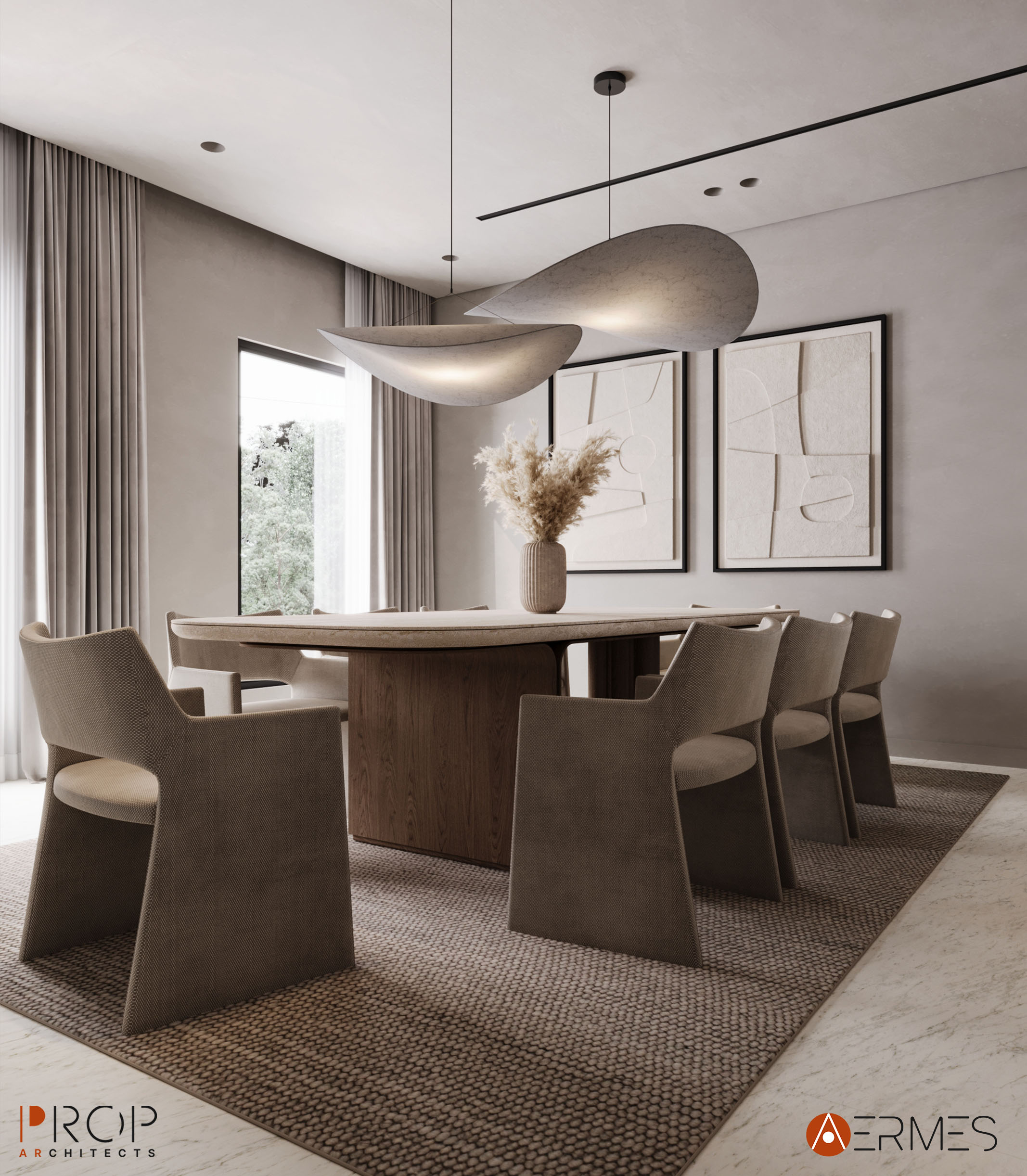 INTERIOR VILLA DESIGN（别墅室内设计）丨沙特阿拉伯吉赞丨PROP & AERMES ARCHITECTS-5