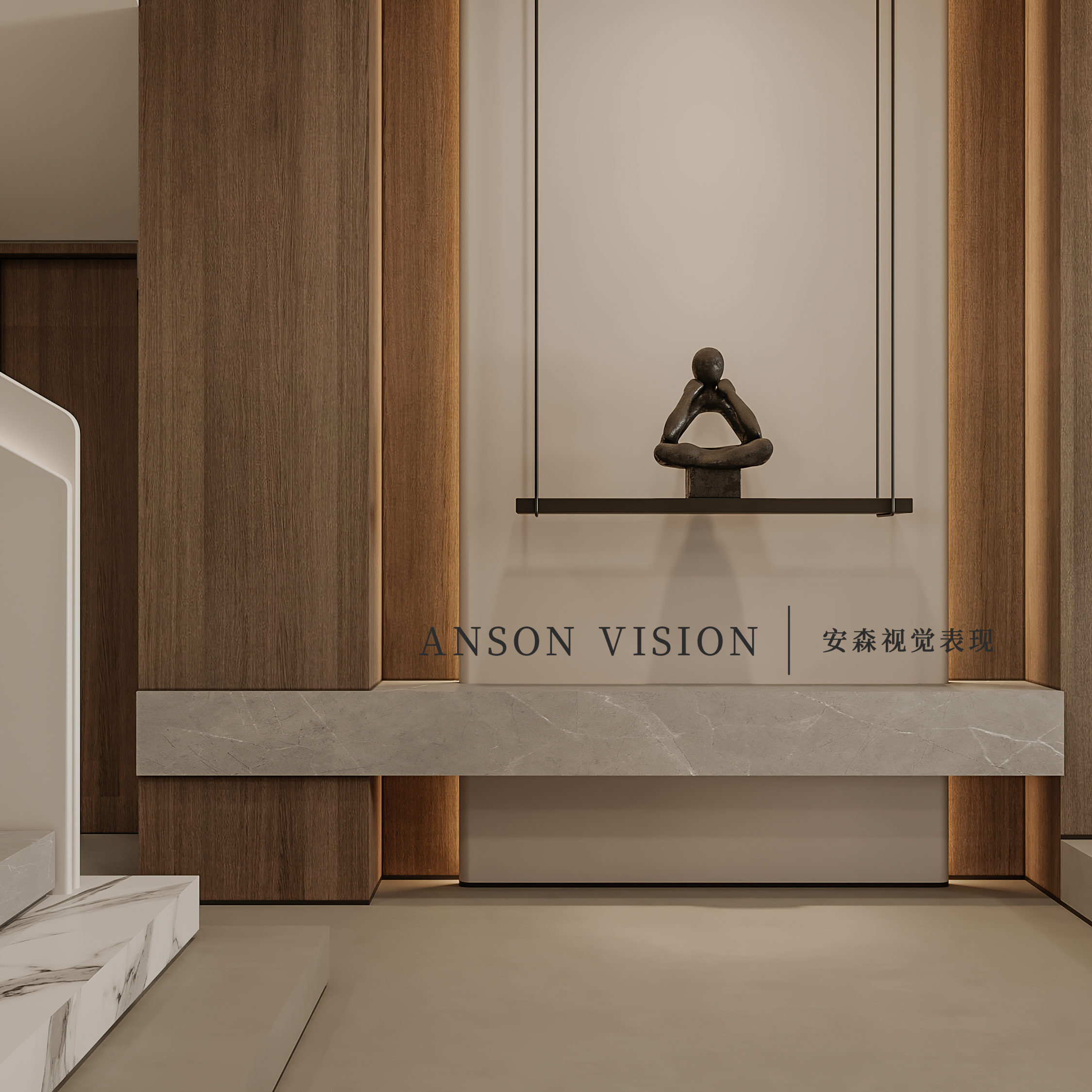 现代别墅多空间表现丨Ansonvision·蒙头睡-12