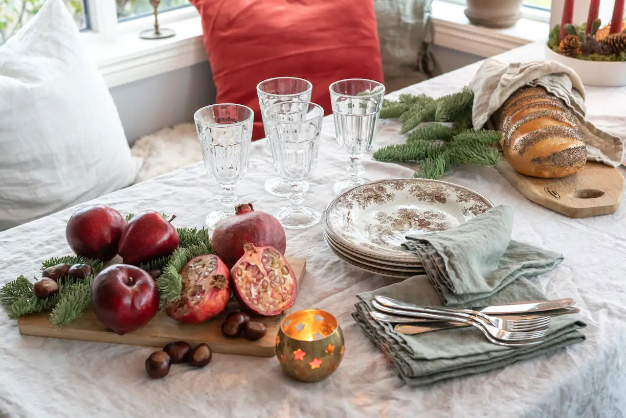 瑞典 18 世纪农场 house 的温馨圣诞-3