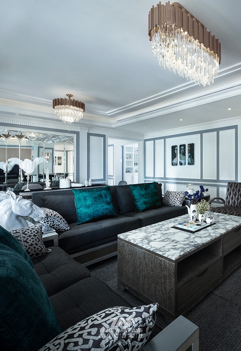 王五平作品  西式雅灰，至境至美  桂平凤凰城样板房设计-14