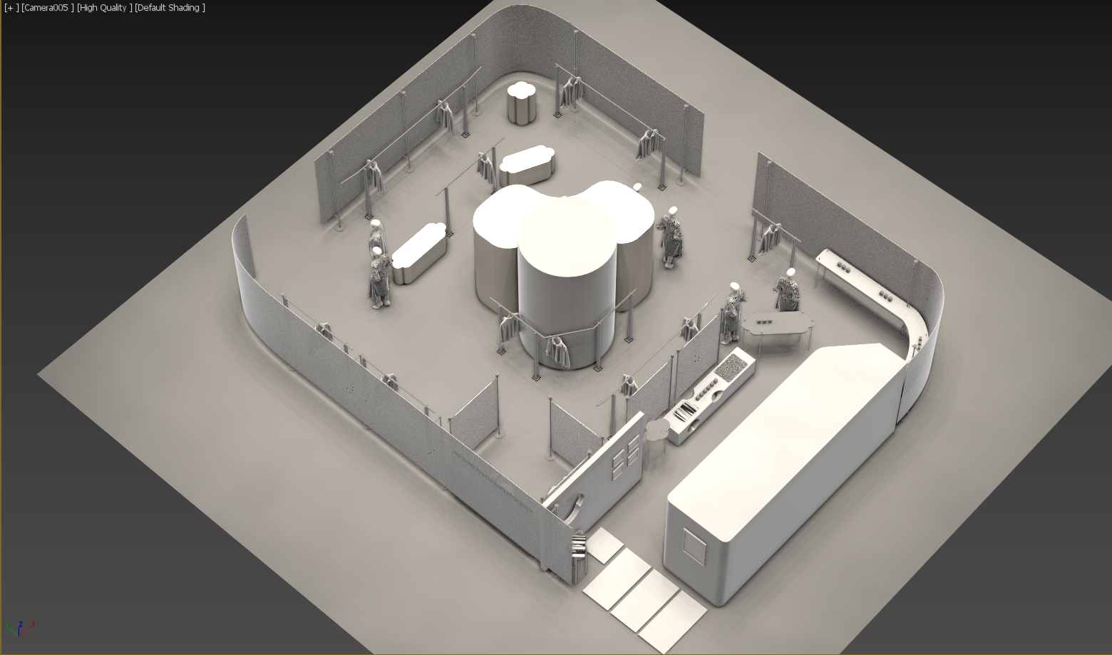 快闪空间·平面布局图·模型推演-6