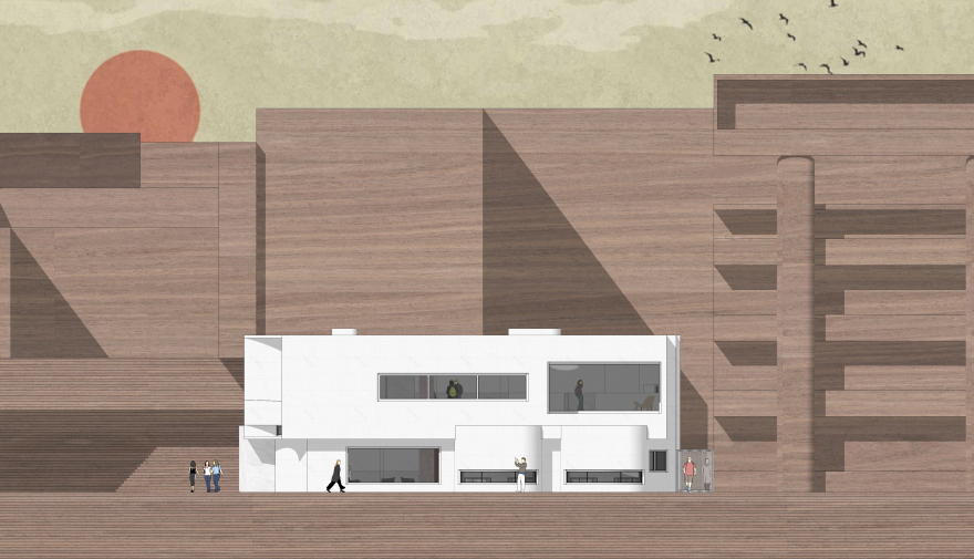 美术培训画室接待厅设计-39