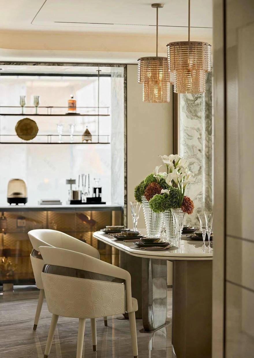 绿城春月锦庐190㎡样板间丨励时设计-12