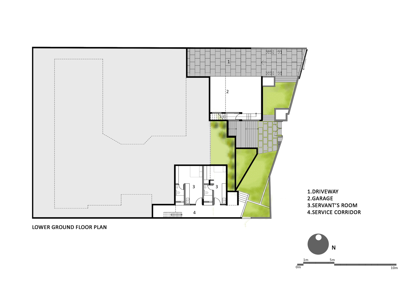 印度班加罗尔庭院住宅的和谐共生-48