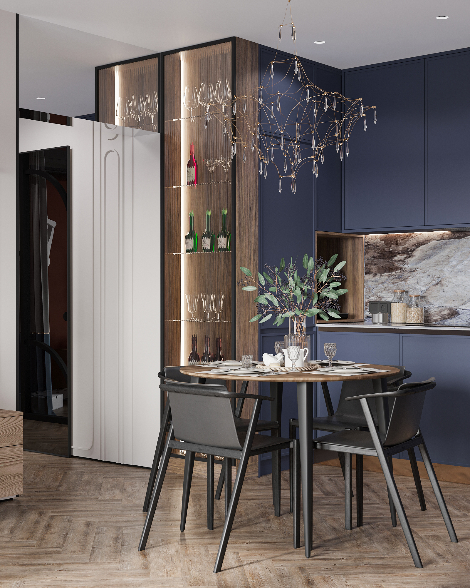 Code name "Hogwarts". Kitchen and living room-6