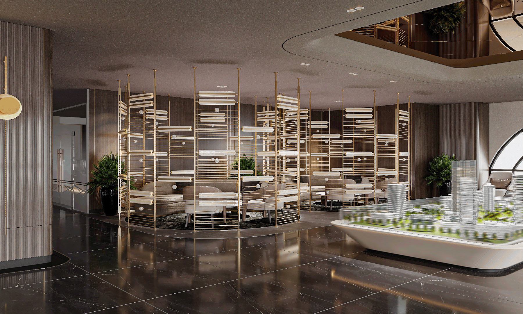 房地产销售展示厅丨越南河内-17