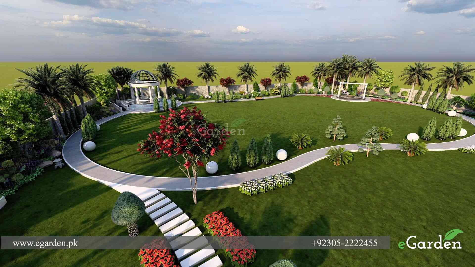 Farmhouse Landscape Design in Pakistan-5
