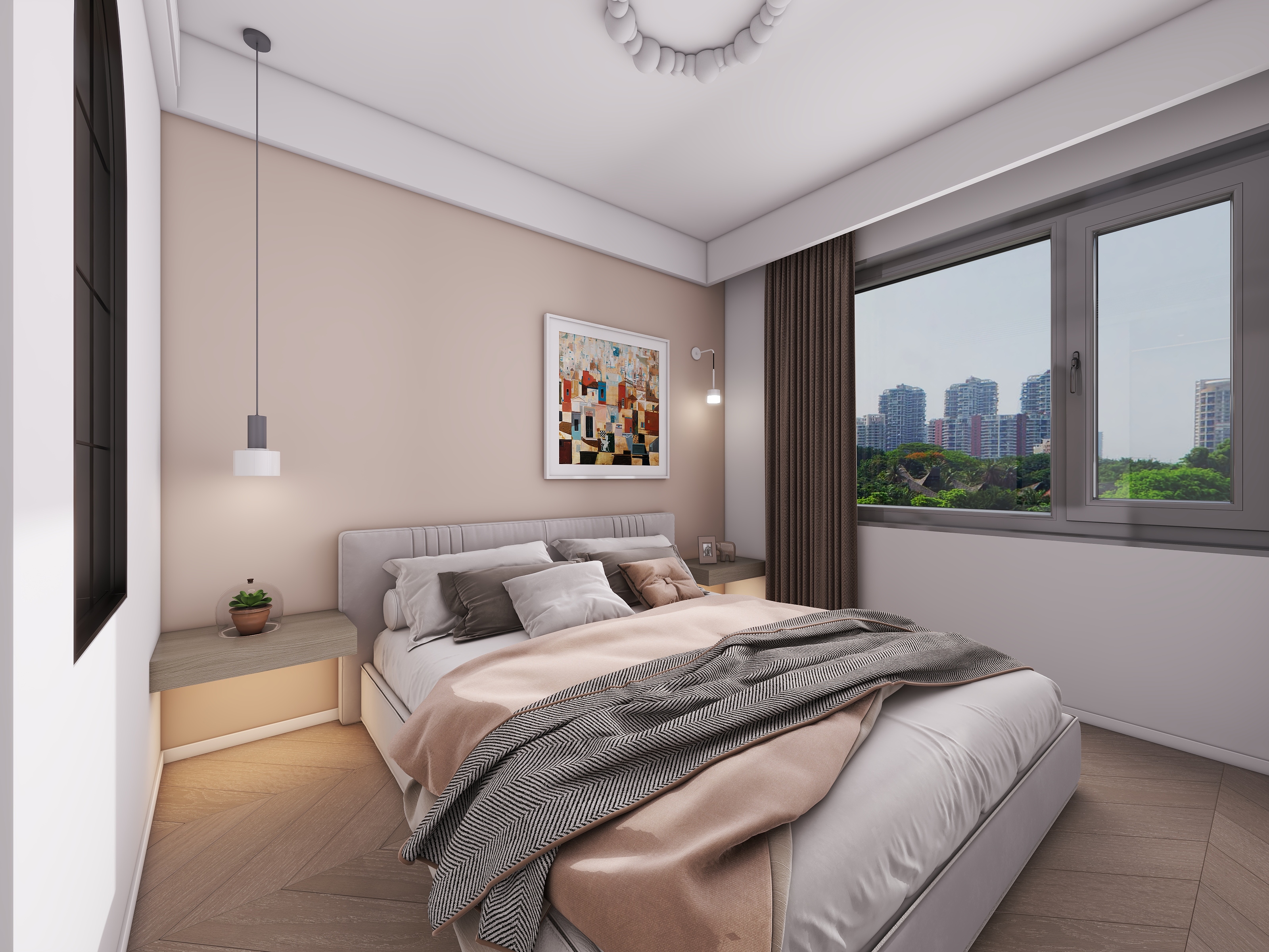 湖南张家界博泰状元府（118平方现代简约三居室）-26