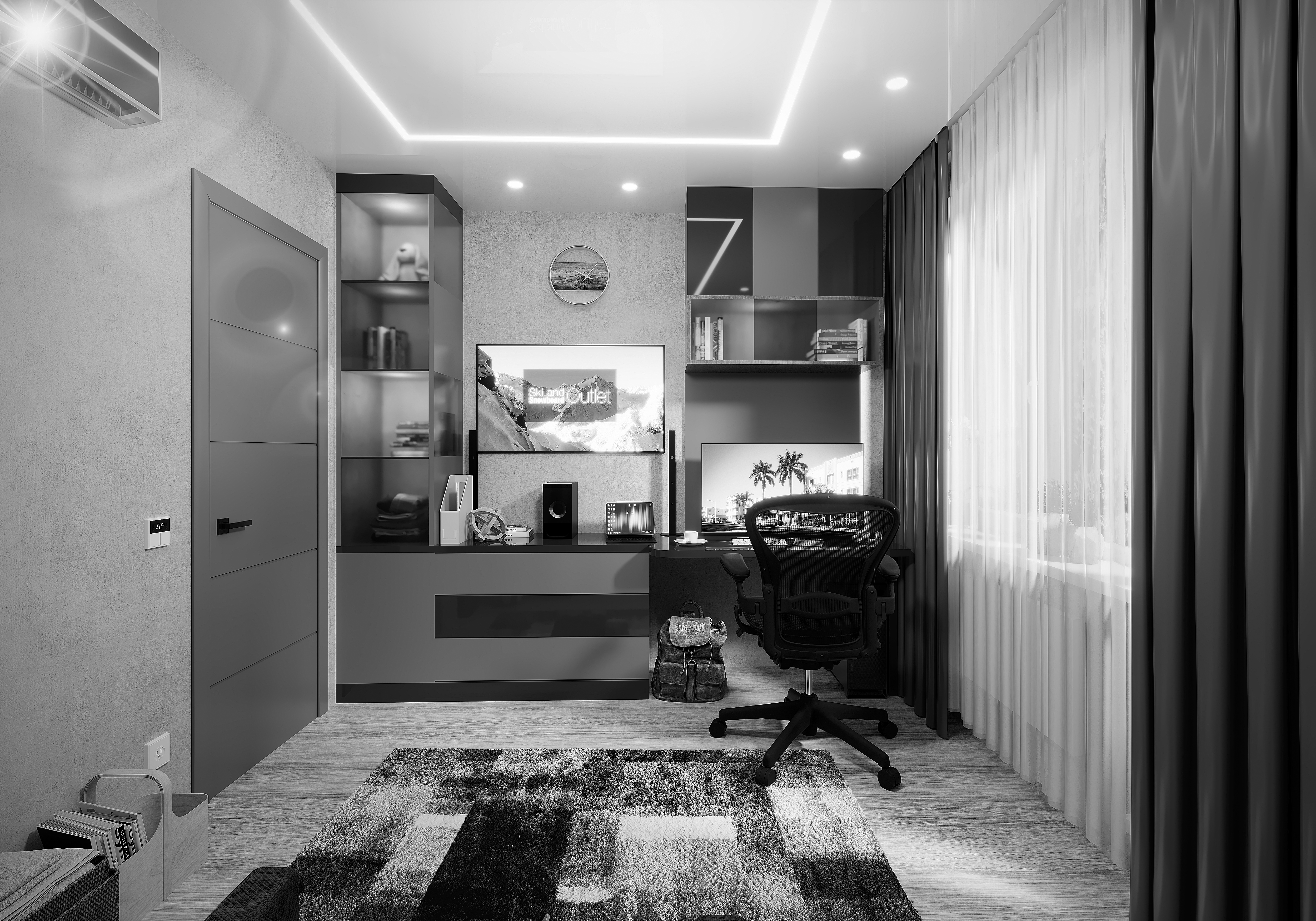 儿童房设计概念丨俄罗斯莫斯科丨Michail Koznev-15