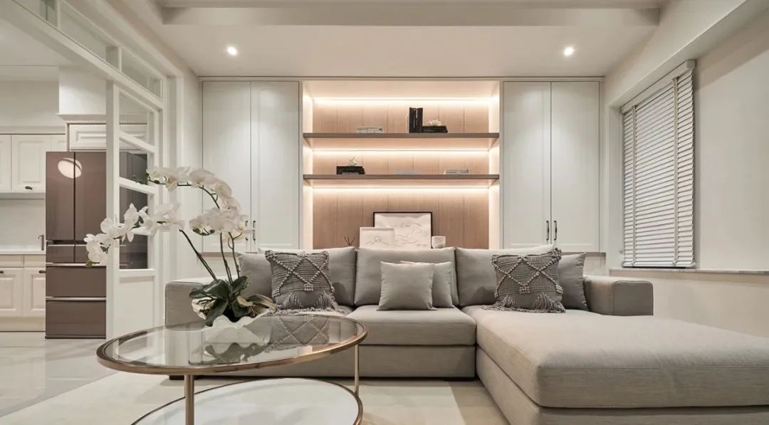 咖啡色调的佛系复式楼设计丨大树装饰-1