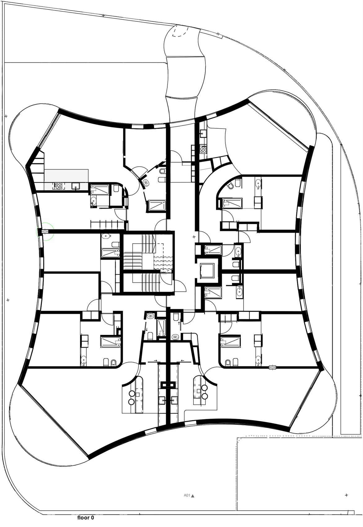 Sense 100 公寓大楼丨葡萄牙波尔图丨Sandra Micaela Casinha architects-87