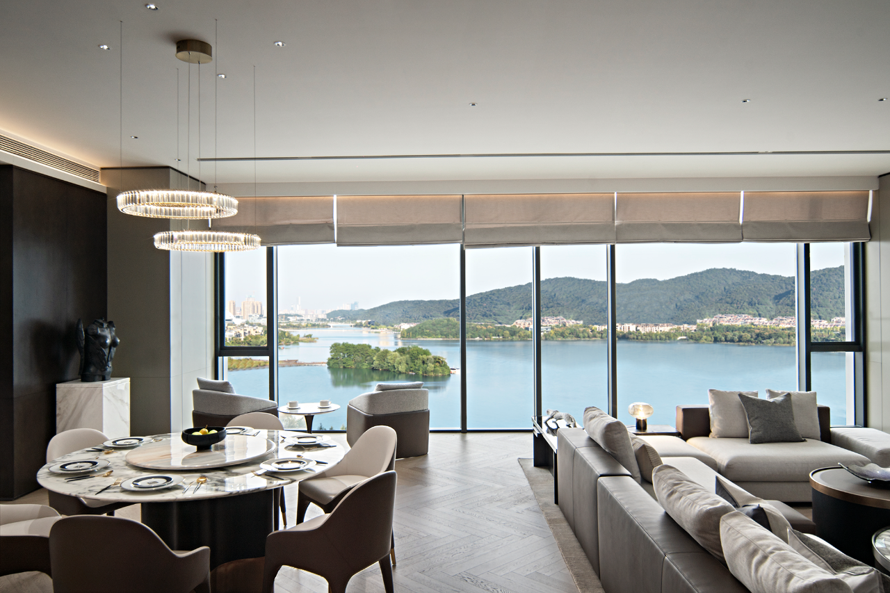 长沙450㎡大平层 | 面朝湖心，春暖花开-27