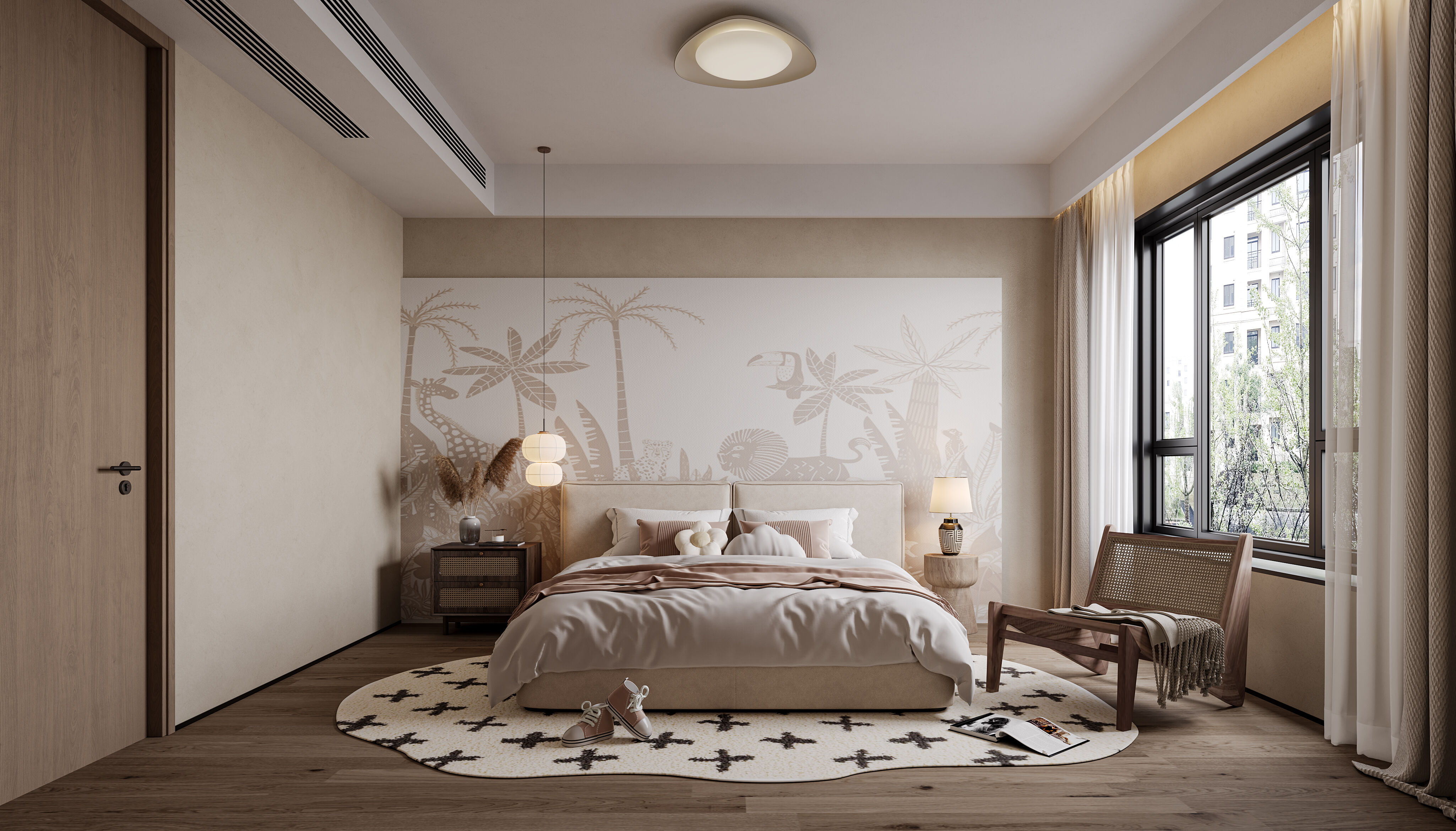 侘寂风别墅效果表现-8