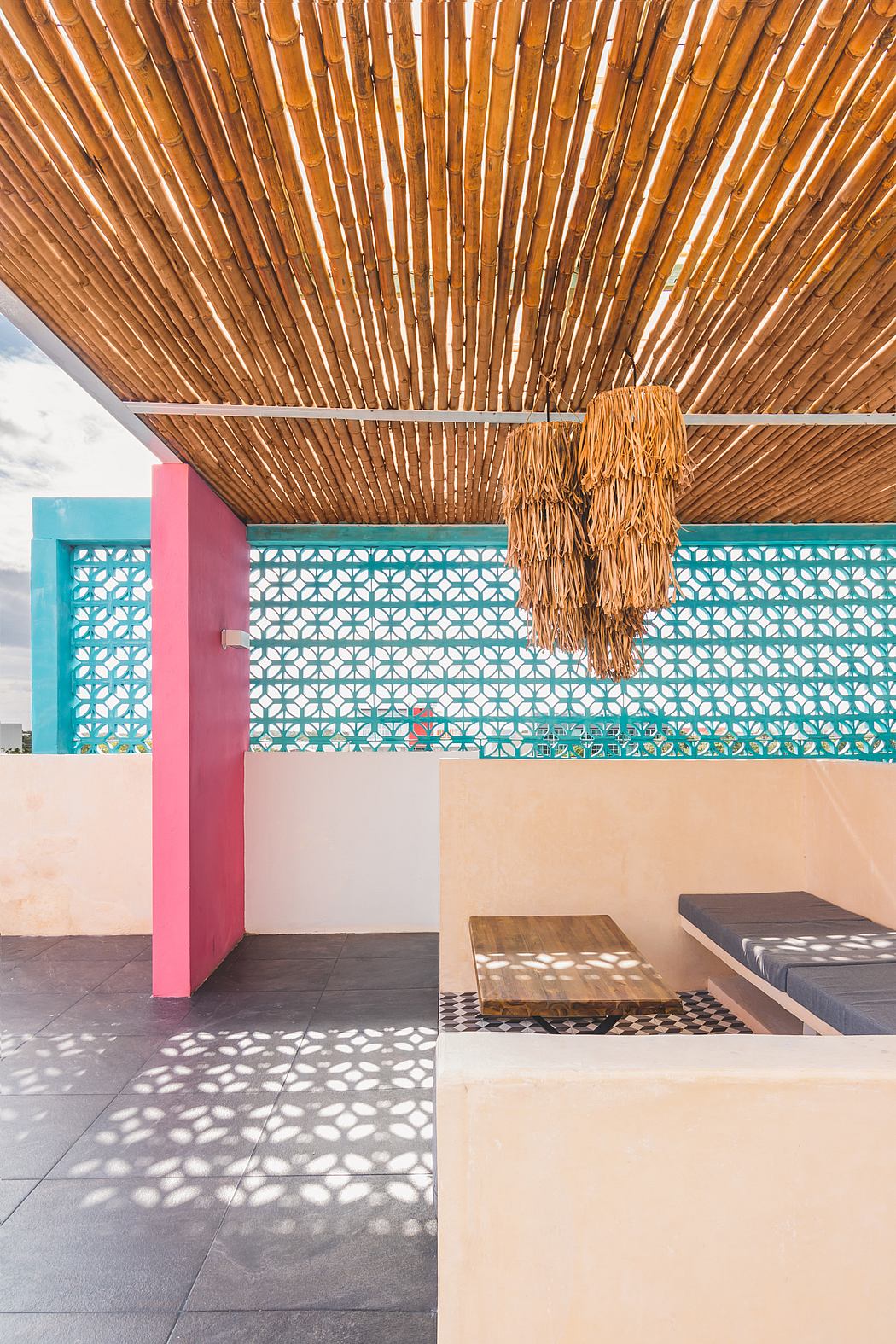 墨西哥蓝色卡门公寓丨Metro Arquitectos-5