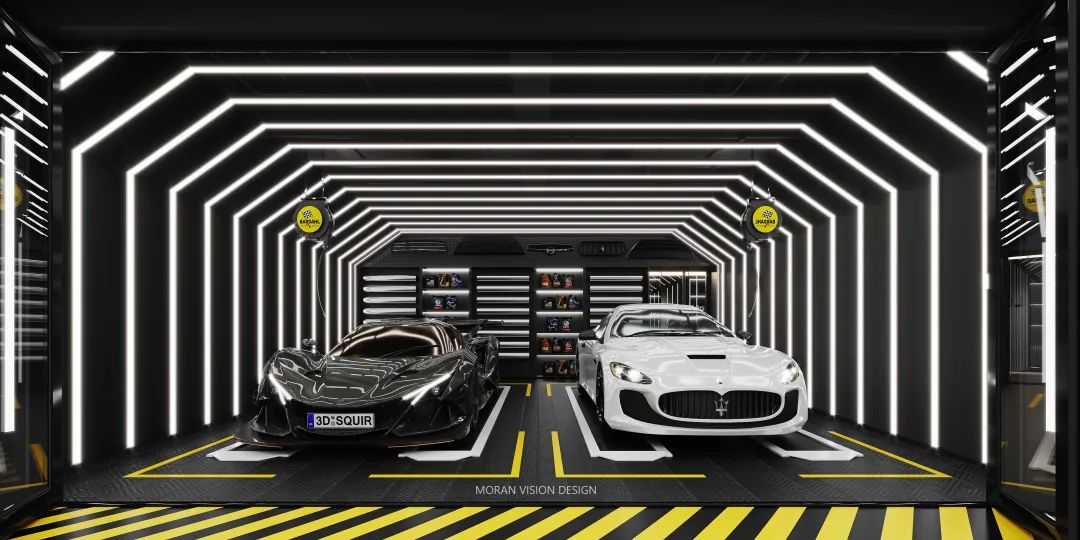 速度与激情 · 郑勇刚设计的梦幻超级车库丨Moran Space Design 墨染空间设计-3